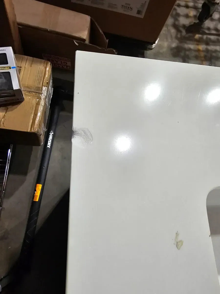 Autumn 30 in. Single Sink Weathered Tan Bath Vanity with White Engineered Stone Top (Assembled) - image 3