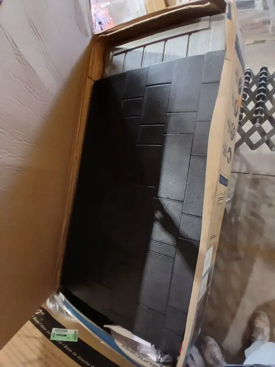 4 ft. 5 in. W x 2 ft. 7.5 in. D x 6 ft. H Large Plastic Resin Vertical Outdoor Storage Cabinet Shed in Stoney (Gray) - image 4