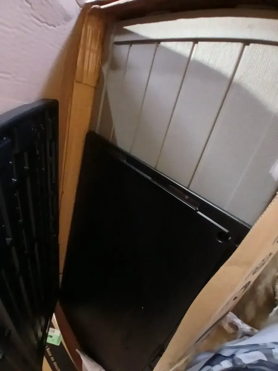 4 ft. 5 in. W x 2 ft. 7.5 in. D x 6 ft. H Large Plastic Resin Vertical Outdoor Storage Cabinet Shed in Stoney (Gray) - image 5