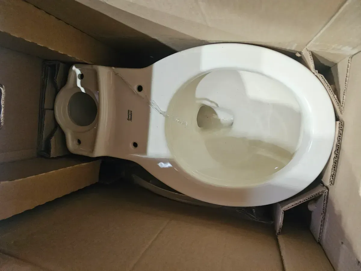 Cadet 12 in. Antimicrobial 2-Piece 1.28 GPF Single Flush Chair Height Round Toilet in Bone with Slow Close Seat - image 2