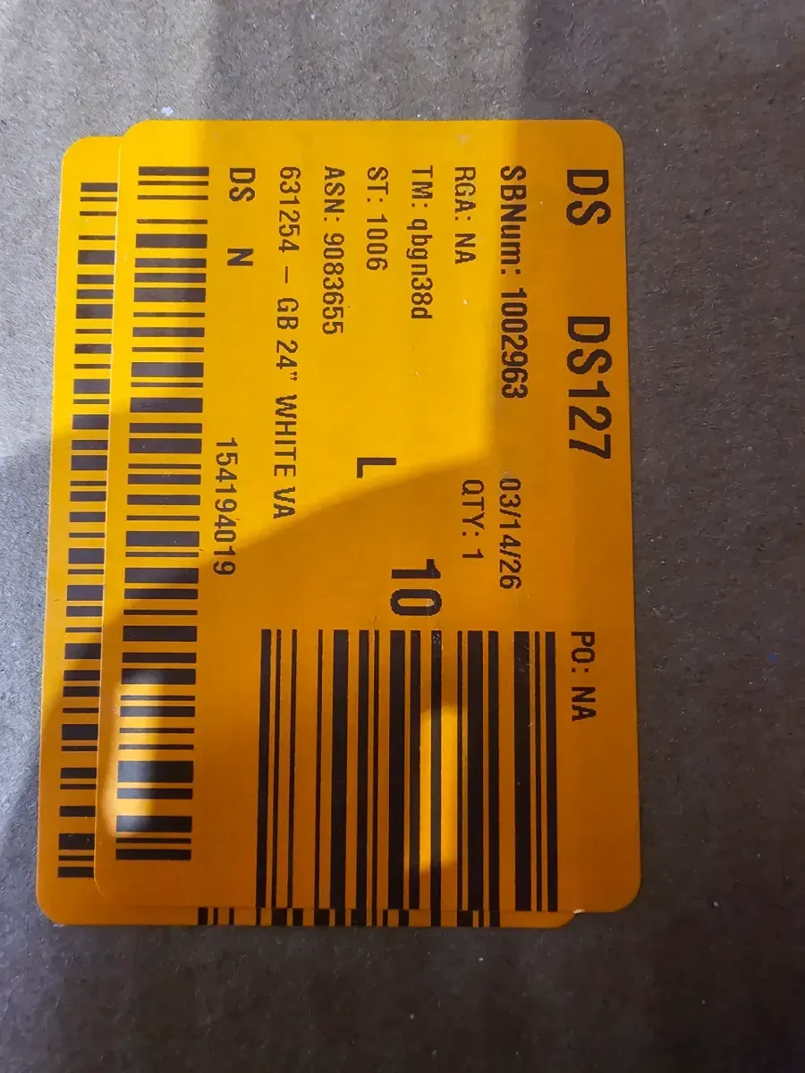 25 in. Single Sink White Bath Vanity with Cultured Marble Top (Assembled) - image 5