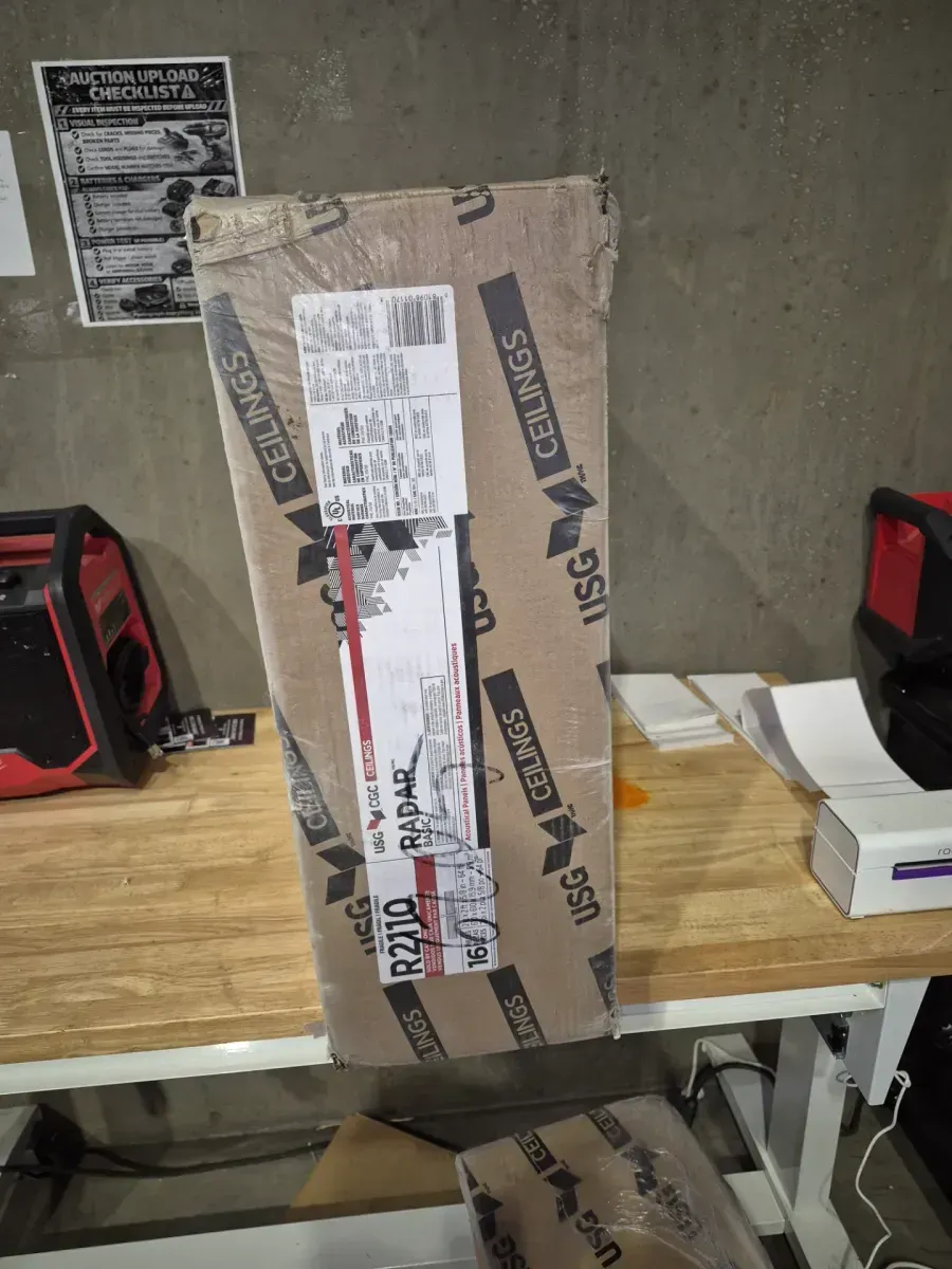 2 ft. x 2 ft. Radar Basic White Square Edge Lay-In Ceiling Tile, case of 16 (64 sq. ft.) - image 2