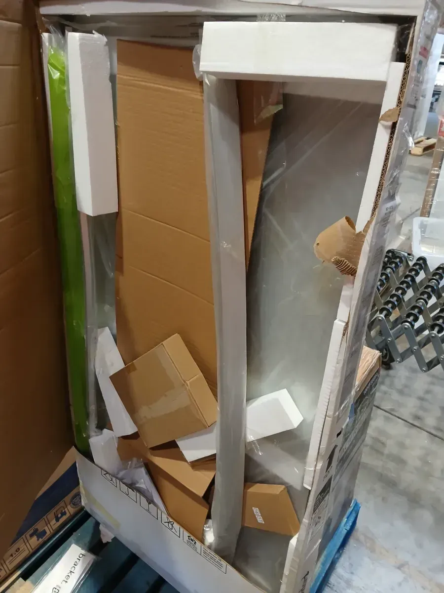 Ovation Curve 60 in. W x 60 in. H Sliding Frameless Tub Door in Brushed Nickel with Clear Glass - image 4