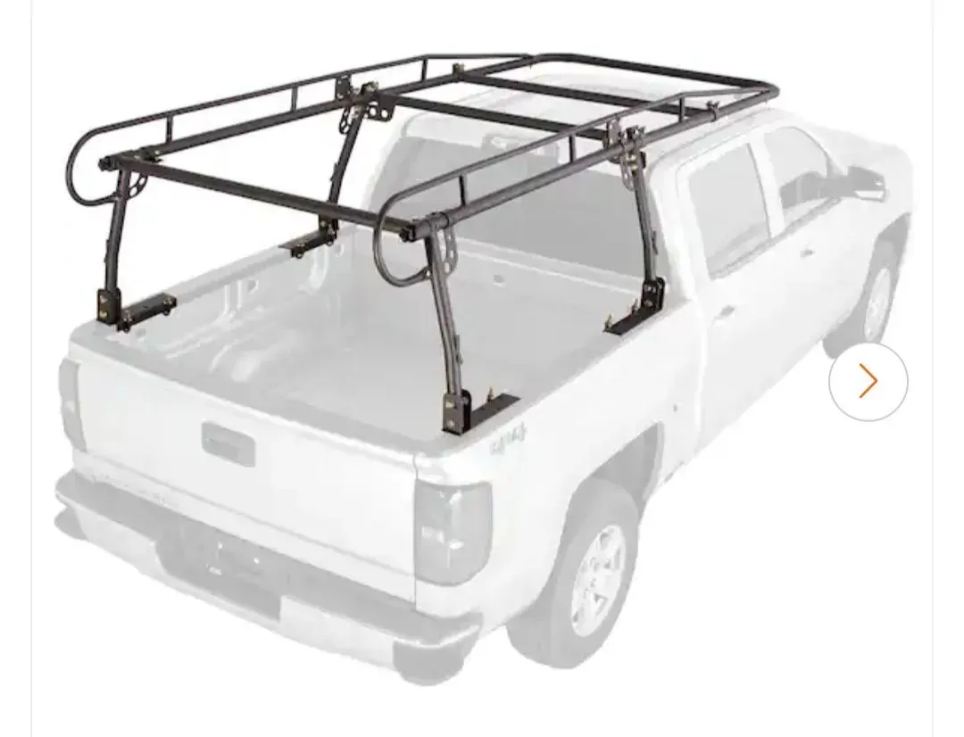 Adjustable Heavy-Duty Steel Truck Bed Ladder Rack - image 1