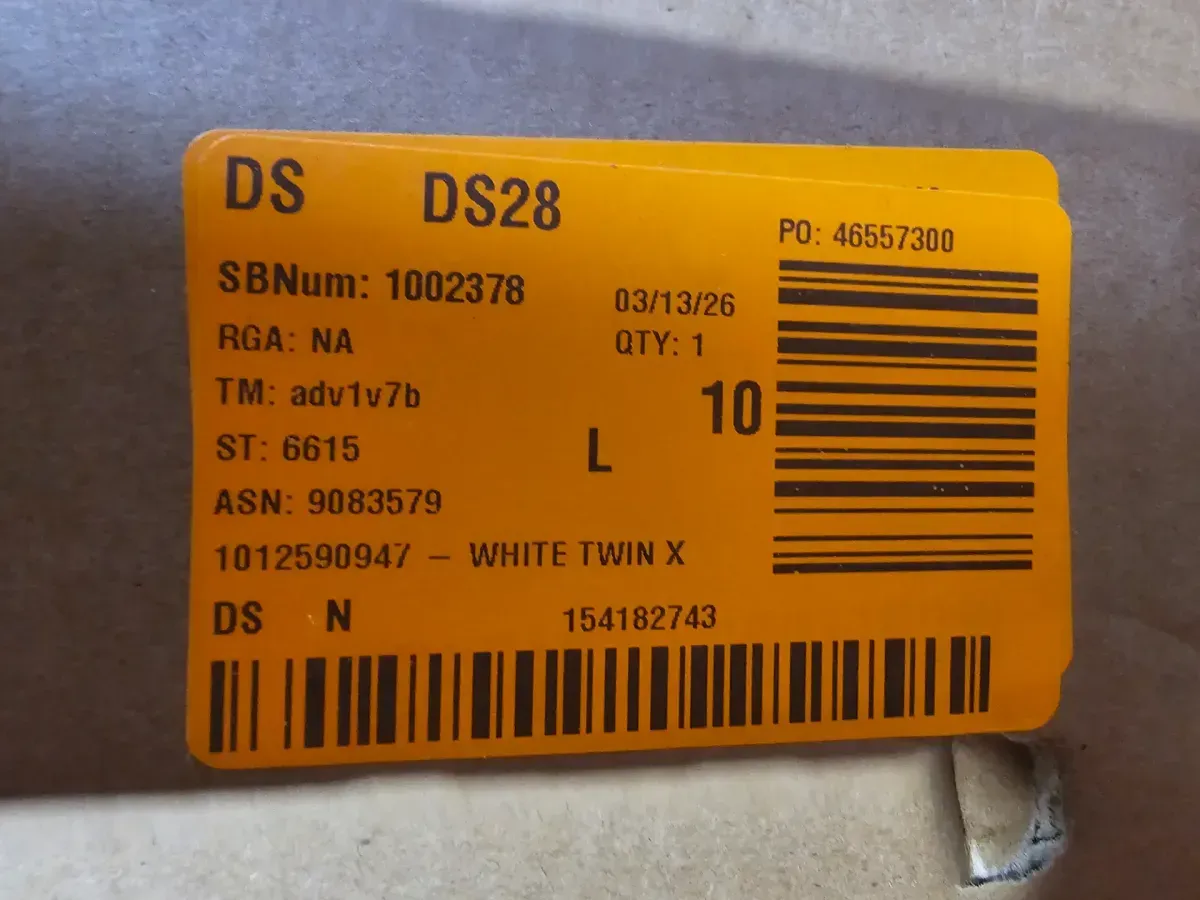 White Twin XL Medium Firm Tri-Fold Mattress Topper Memory Foam 4 in. Folding Mattress - image 7