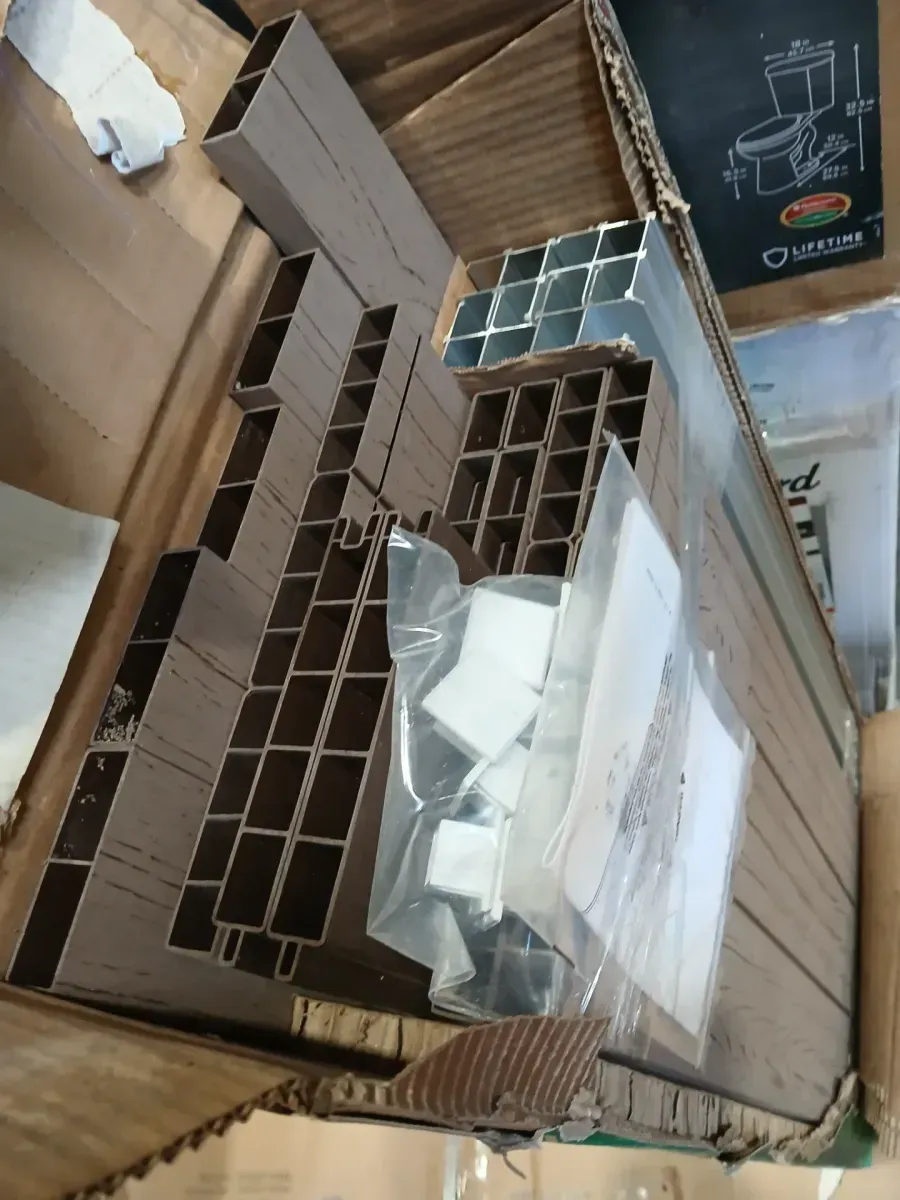 31 in. x 18 in. x 29 in. Vinyl Elevated Garden with Storage Shelf - image 5