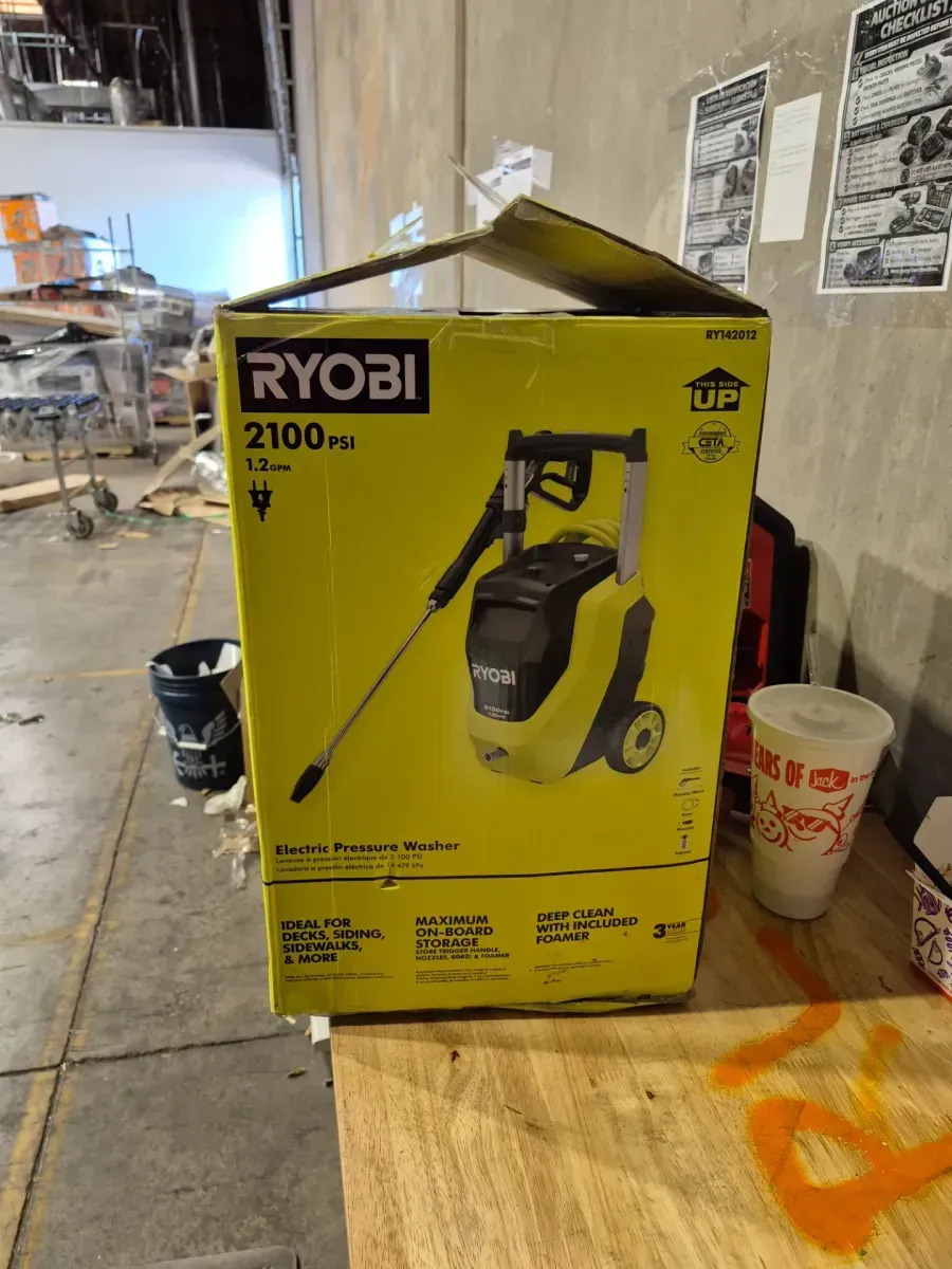 RYOBI 2100 PSI 1.2 GPM Cold Water Corded Electric Pressure Washer with Foamer - image 4