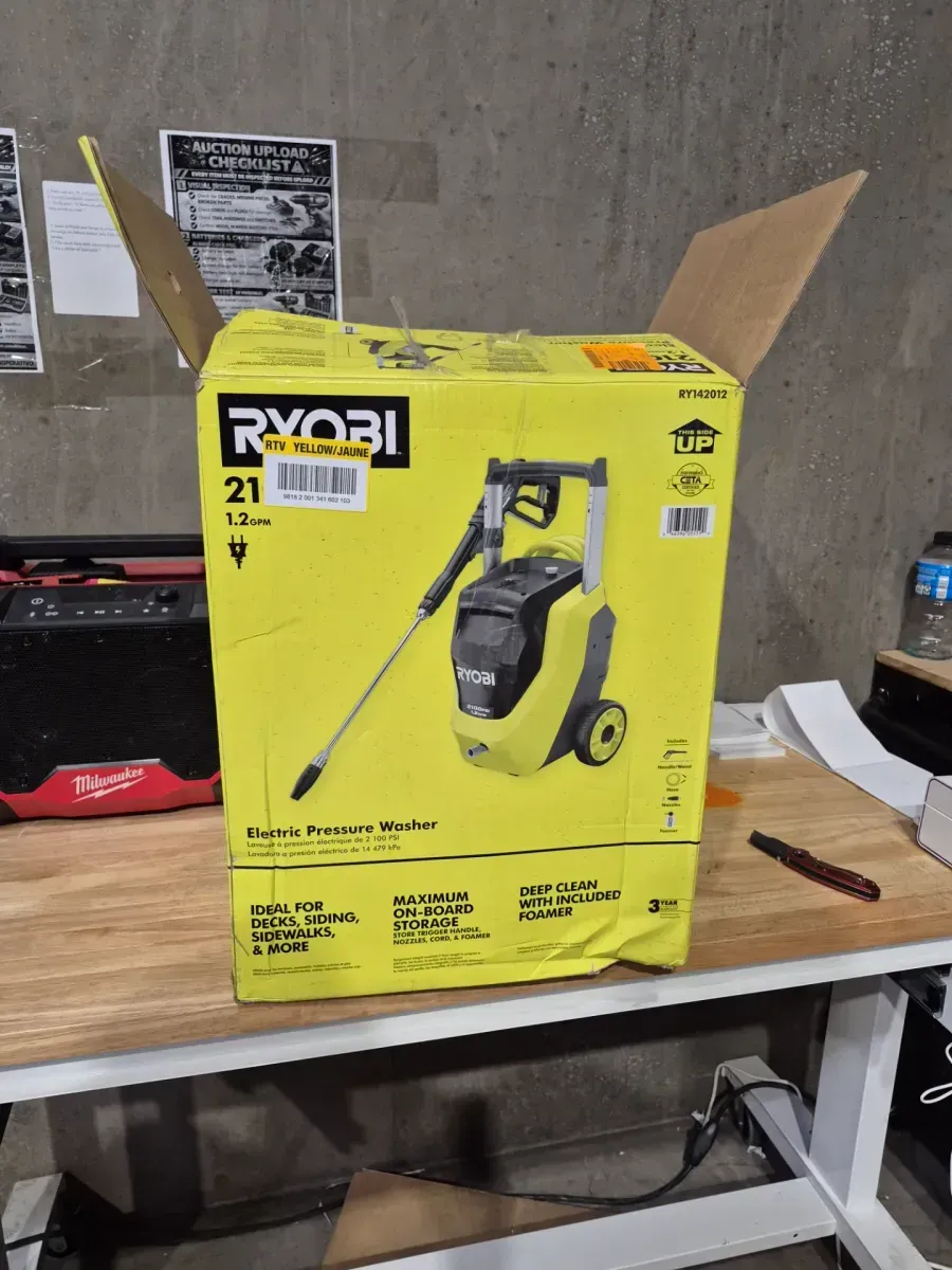 RYOBI 2100 PSI 1.2 GPM Cold Water Corded Electric Pressure Washer with Foamer - image 2