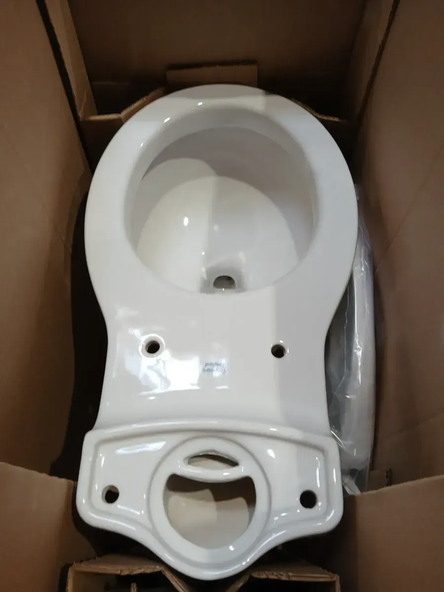 Champion Two-Piece 1.28 GPF Single Flush Round Chair Height Toilet with Slow-Close Seat in White - image 5