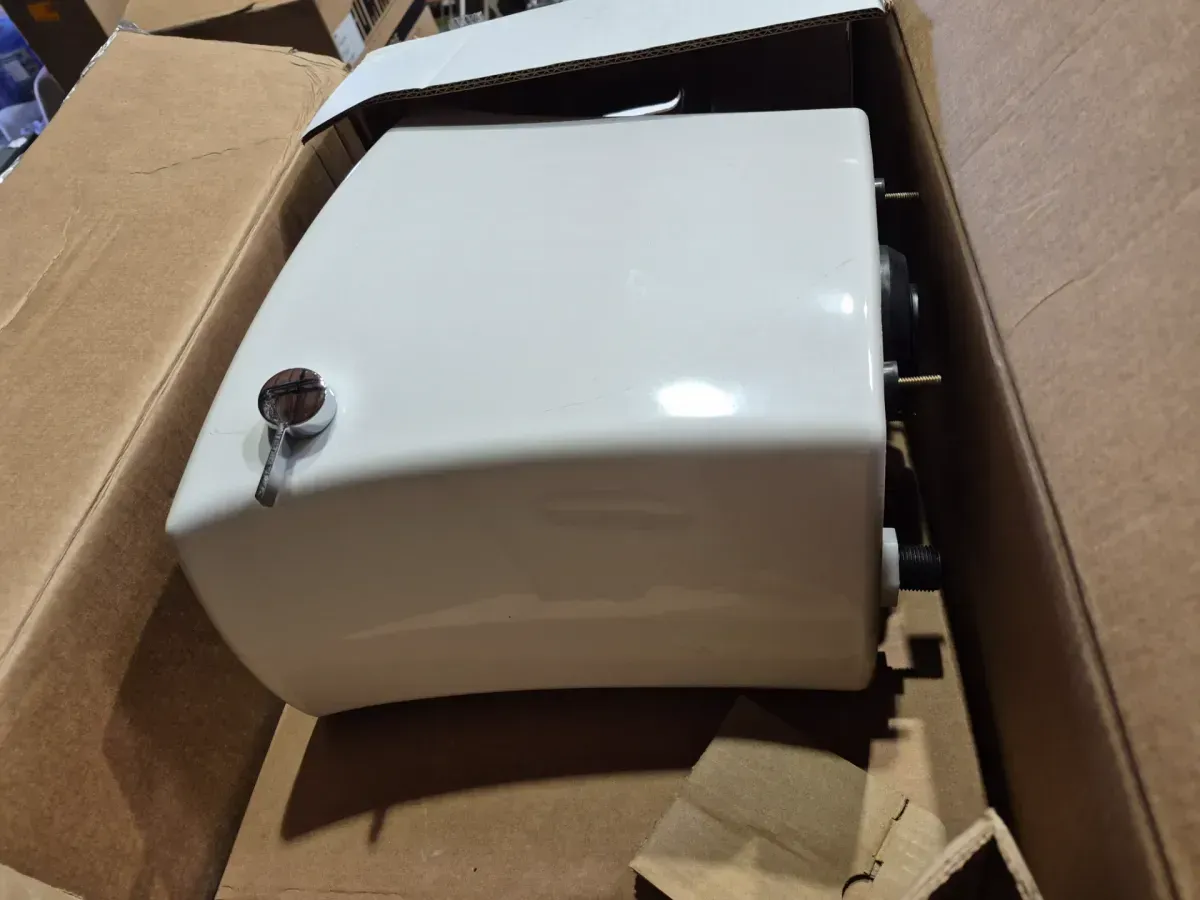 Pure Wash E580 Electric Bidet Seat and Highline Arc 12 in. Toilet with Soft Close Seat Combo - image 4