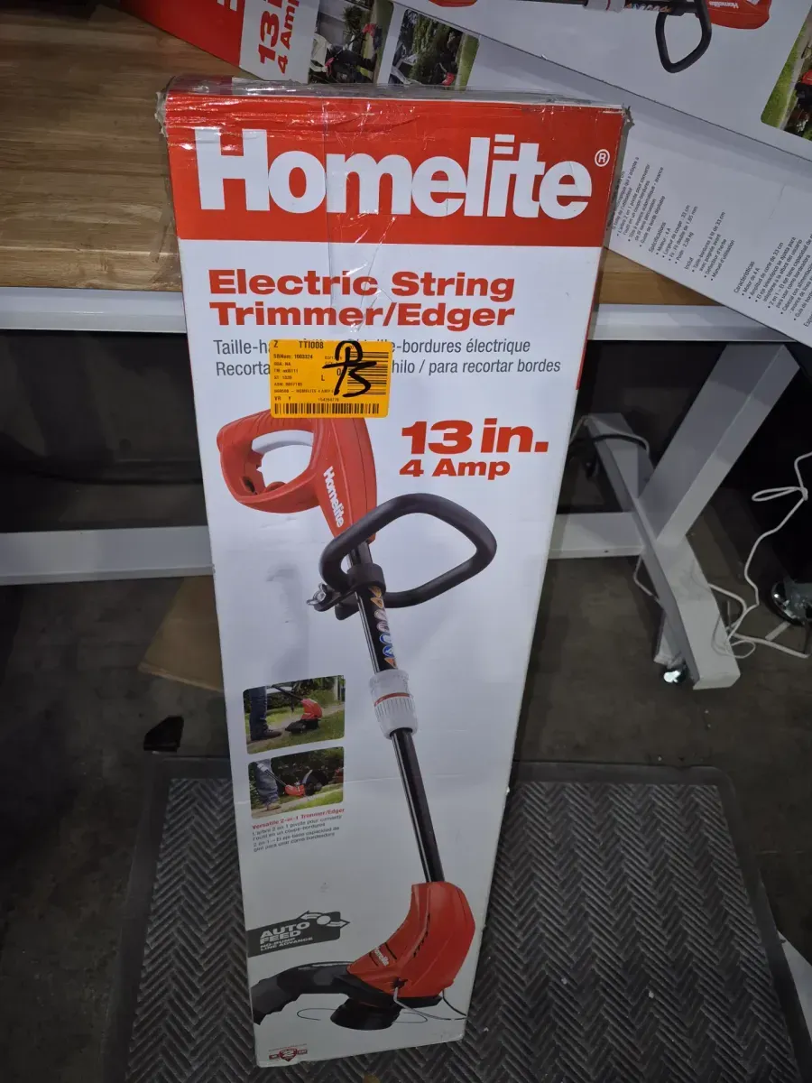 13 in. 4 Amp Electric String Trimmer and 17 in. 2.7 Amp Electric Hedge Trimmer Combo - image 5