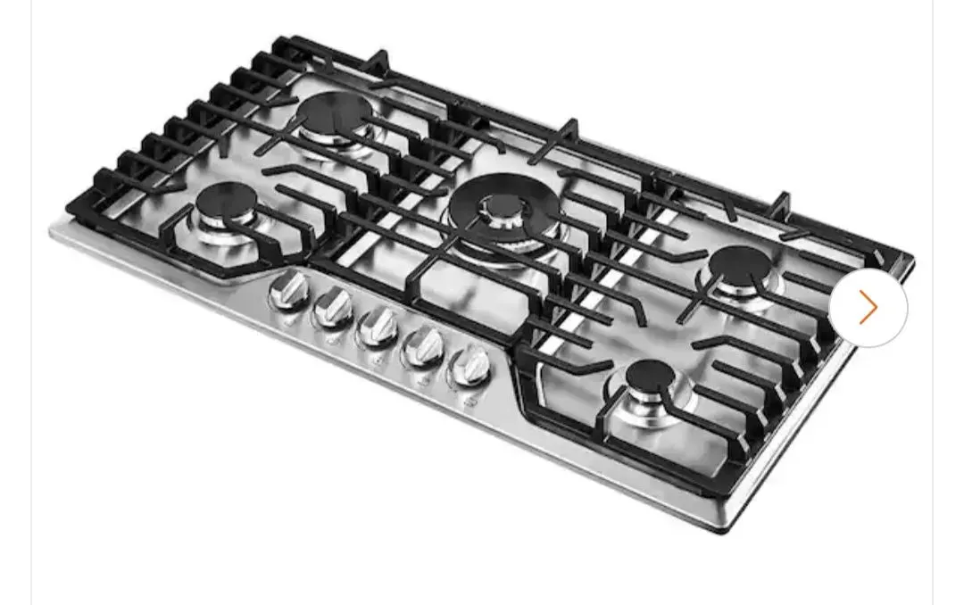 Hothit 5-Burner Built-in Gas Cooktop with Griddle - image 6