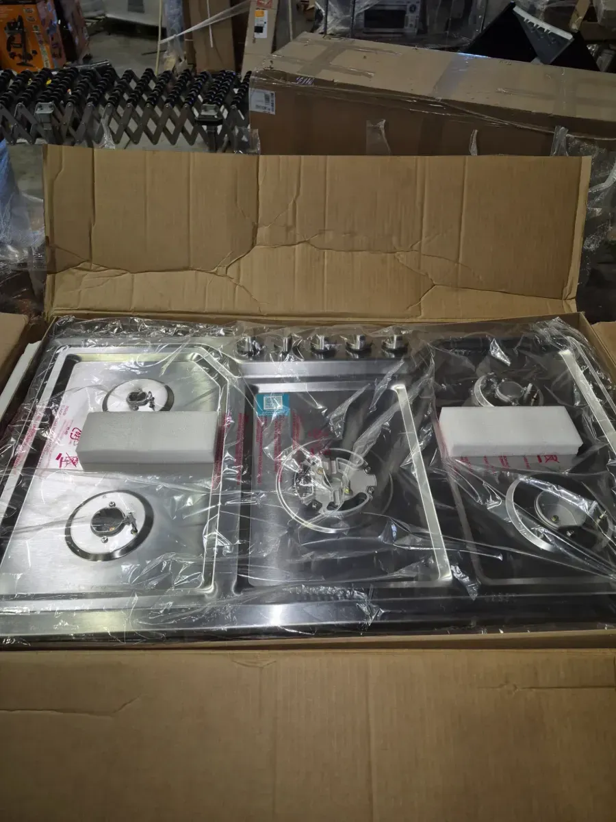 Hothit 5-Burner Built-in Gas Cooktop with Griddle - image 2