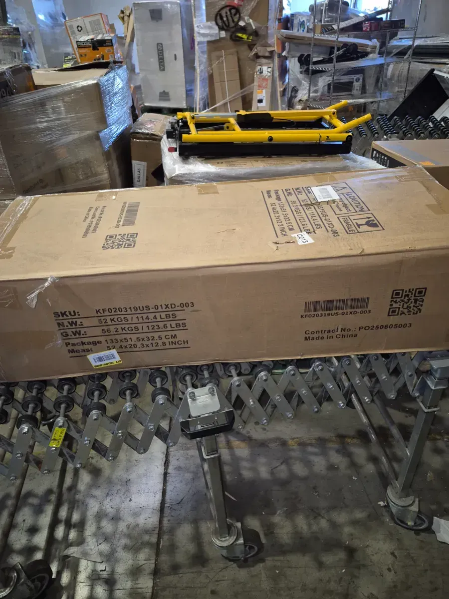 Freestanding White Kitchen Pantry Cabinet with Glass Doors - image 2