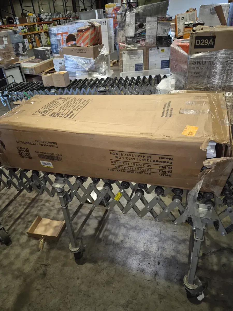 Tall White Kitchen Pantry Cabinet with Glass Display Doors - image 3