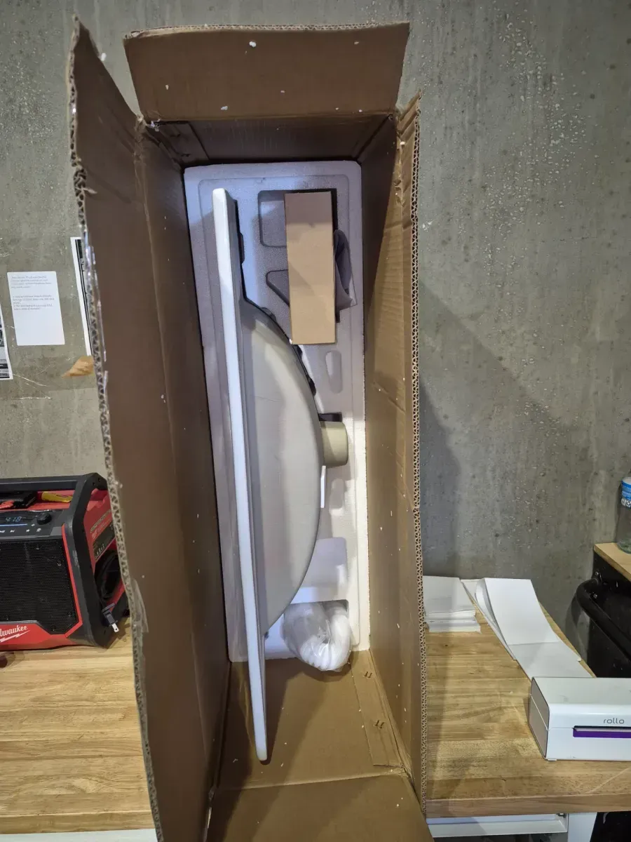 30 in. W x 19 in. D x 34 in. H Single Sink Freestanding Green Bath Vanity with White Resin Top and Drain Faucet Set - image 4