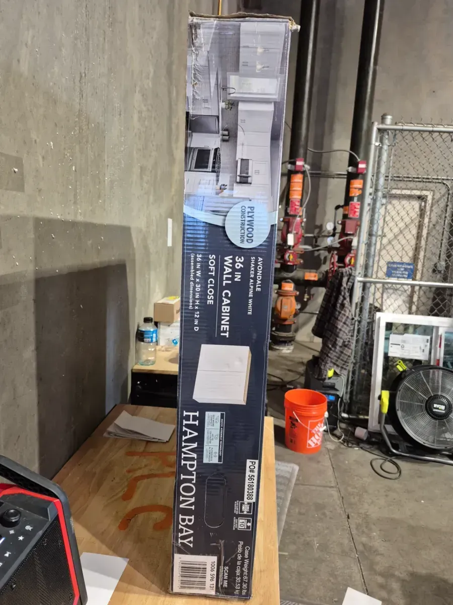 Avondale 36 in. W x 12 in. D x 30 in. H Ready to Assemble Plywood Shaker Wall Kitchen Cabinet in Alpine White - image 5