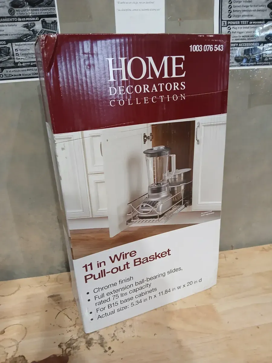 Home Decorators Collection 11 in. Wire Pull-Out Basket - image 2