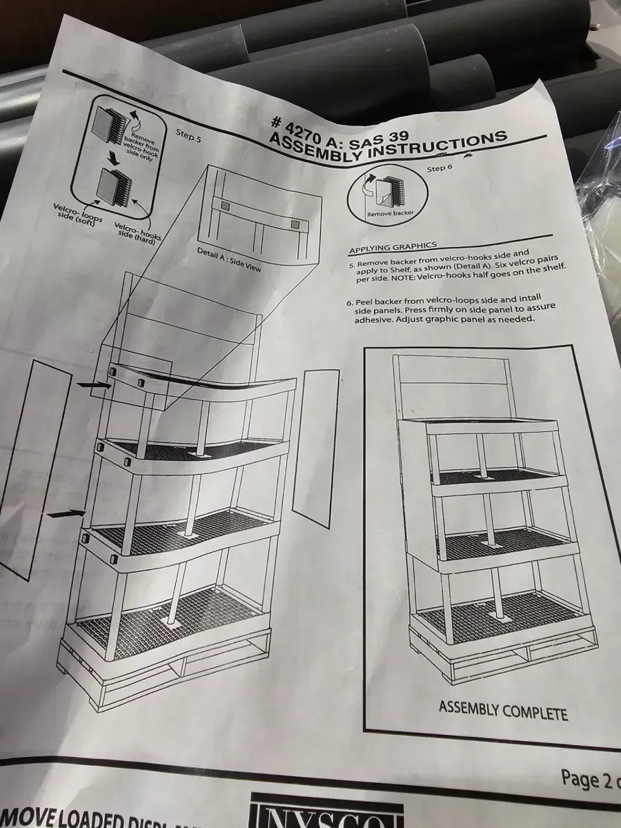 NYSCO # 4270 A: SAS 39 Display Rack - image 5