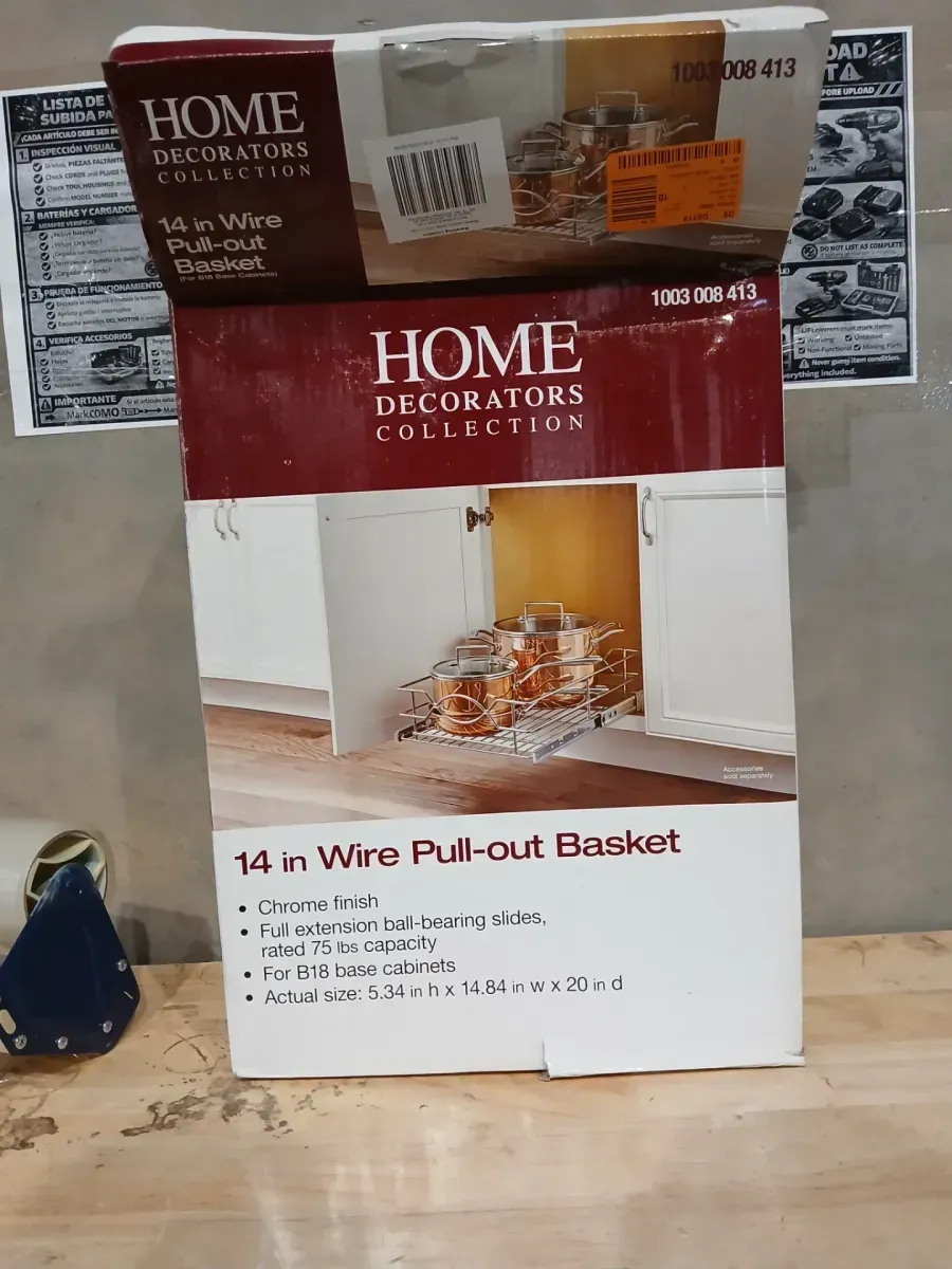 14 in. W Wire Pull-Out Basket - image 2