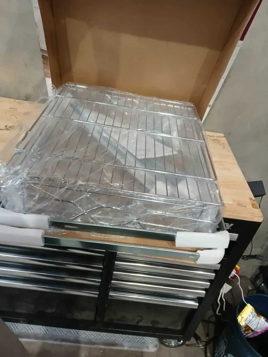 2-Tier 20 in. W x 21 in. D Silver Metal Individual Pull Out Cabinet Organizer - image 4