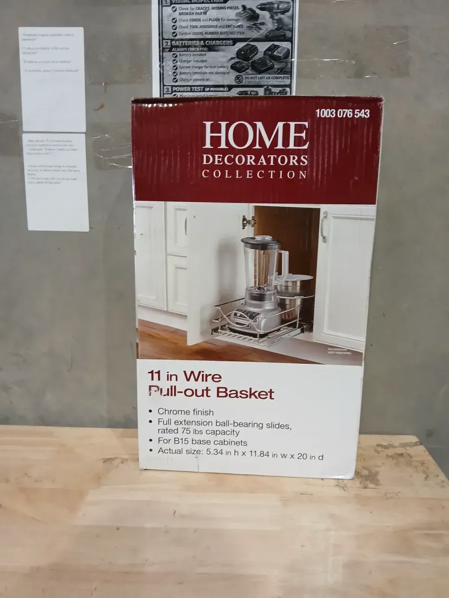 Home Decorators Collection 11 in. Wire Pull-Out Basket - image 2