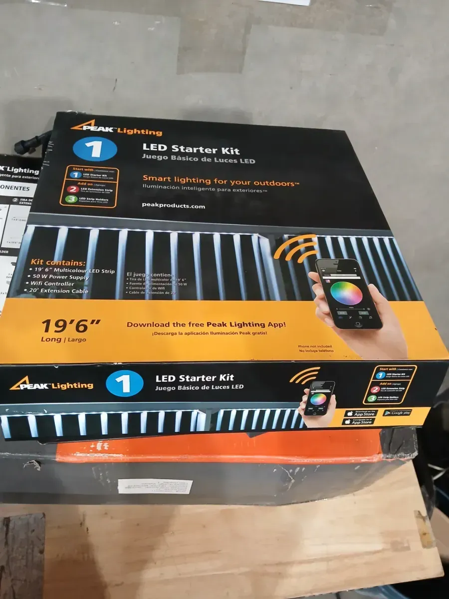 PEAK 19 ft. 6 in. Multicolor LED Outdoor Starter Kit - image 2