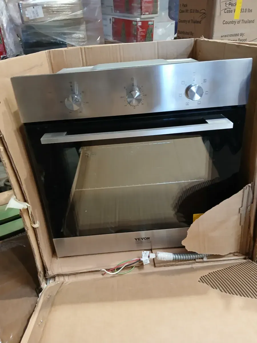 Single Wall Oven 24in. Electric Built-in Wall Oven with 6 Cooking Functions 2.68 cu. ft. Electric Wall Ovens with Timer - image 3