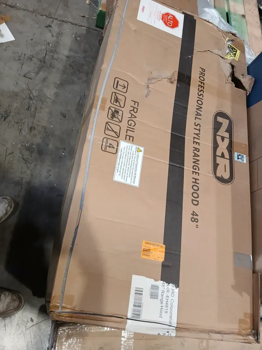 48 in. 800 CFM Under Cabinet Stainless Steel Range Hood with Stainless Steel Baffles - image 2