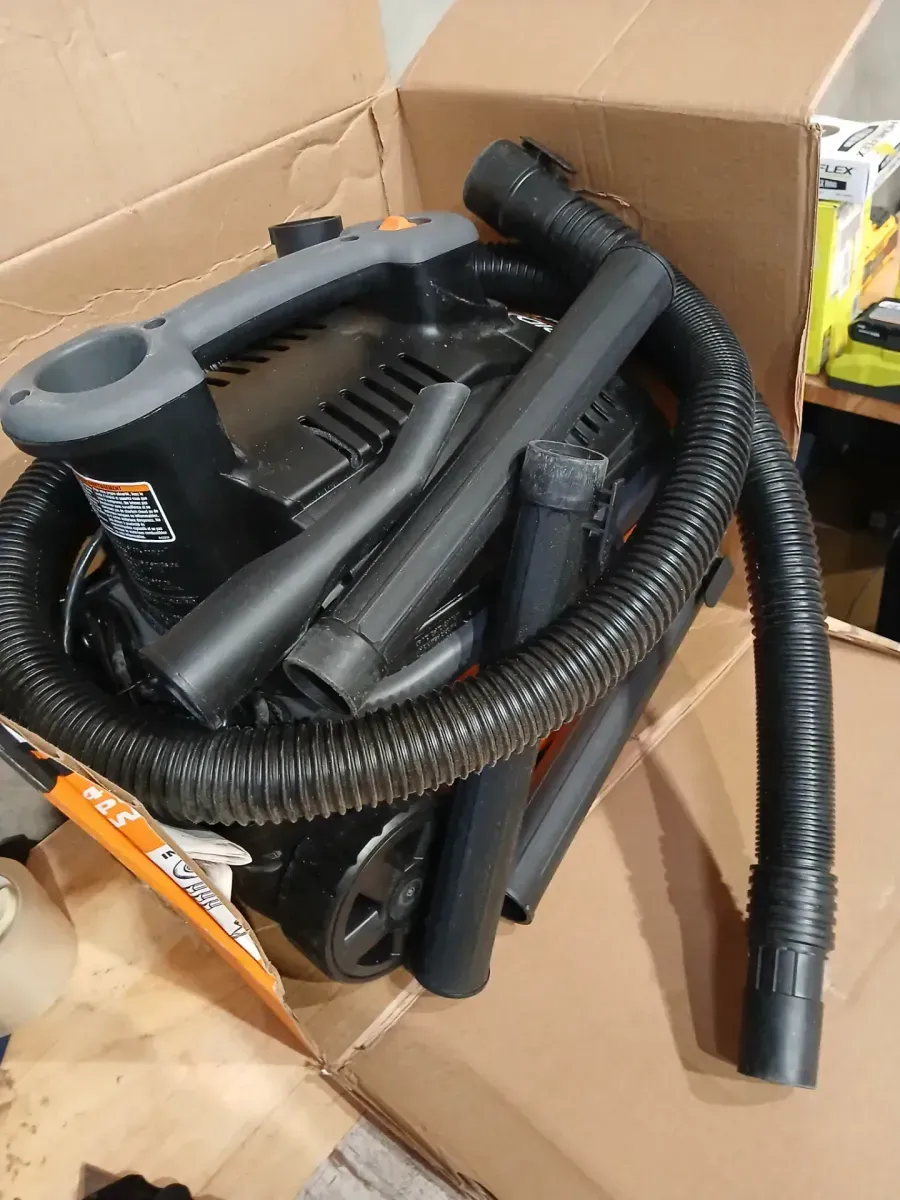 RIDGID 4 Gal. 5.0 Peak HP Portable Shop Vacuum Wet Dry Vac with Fine Dust Filter, Locking Hose and Attachments WD4070 - image 5