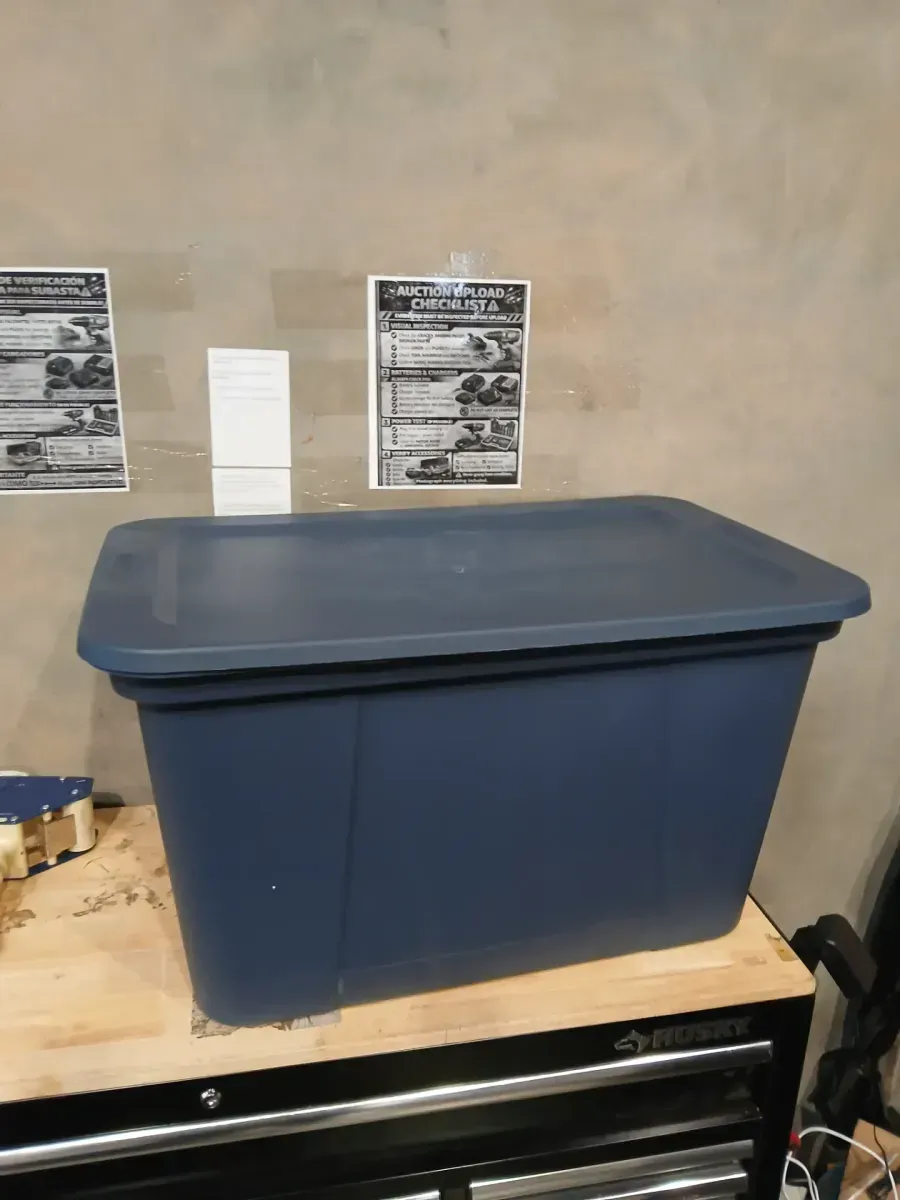 30 Gal. Storage Tote in Ink - image 6