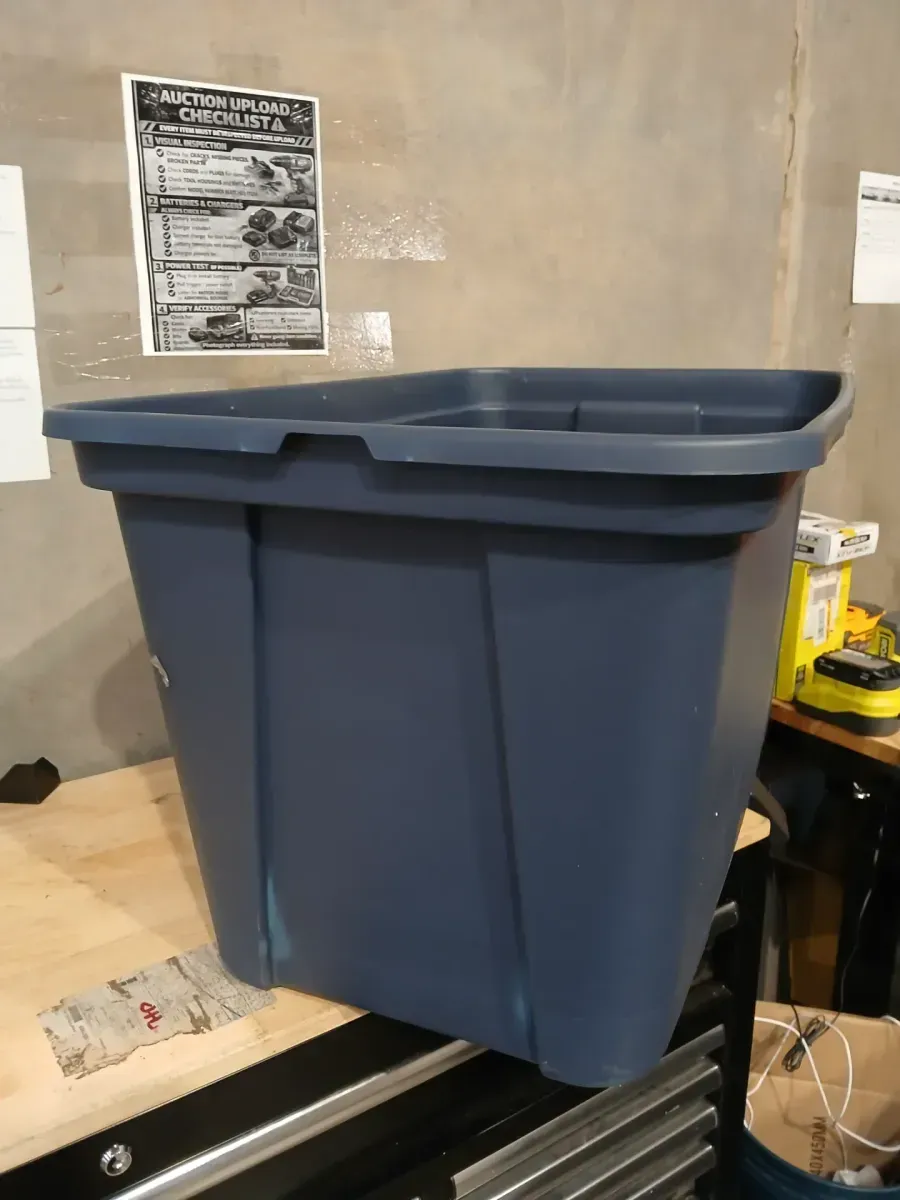 30 Gal. Storage Tote in Ink - image 4