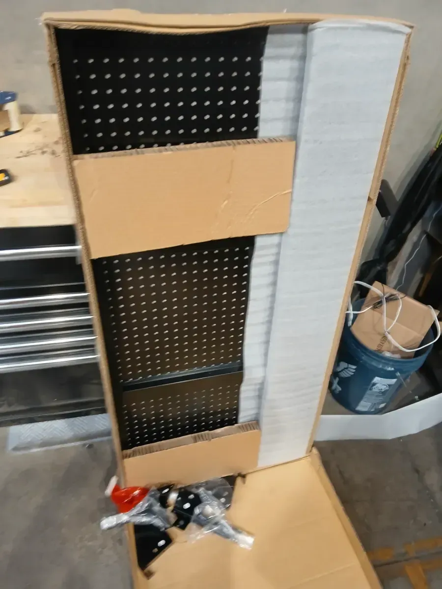 Modular 52 in. W Standard Duty Black Pegboard Attachment - image 5