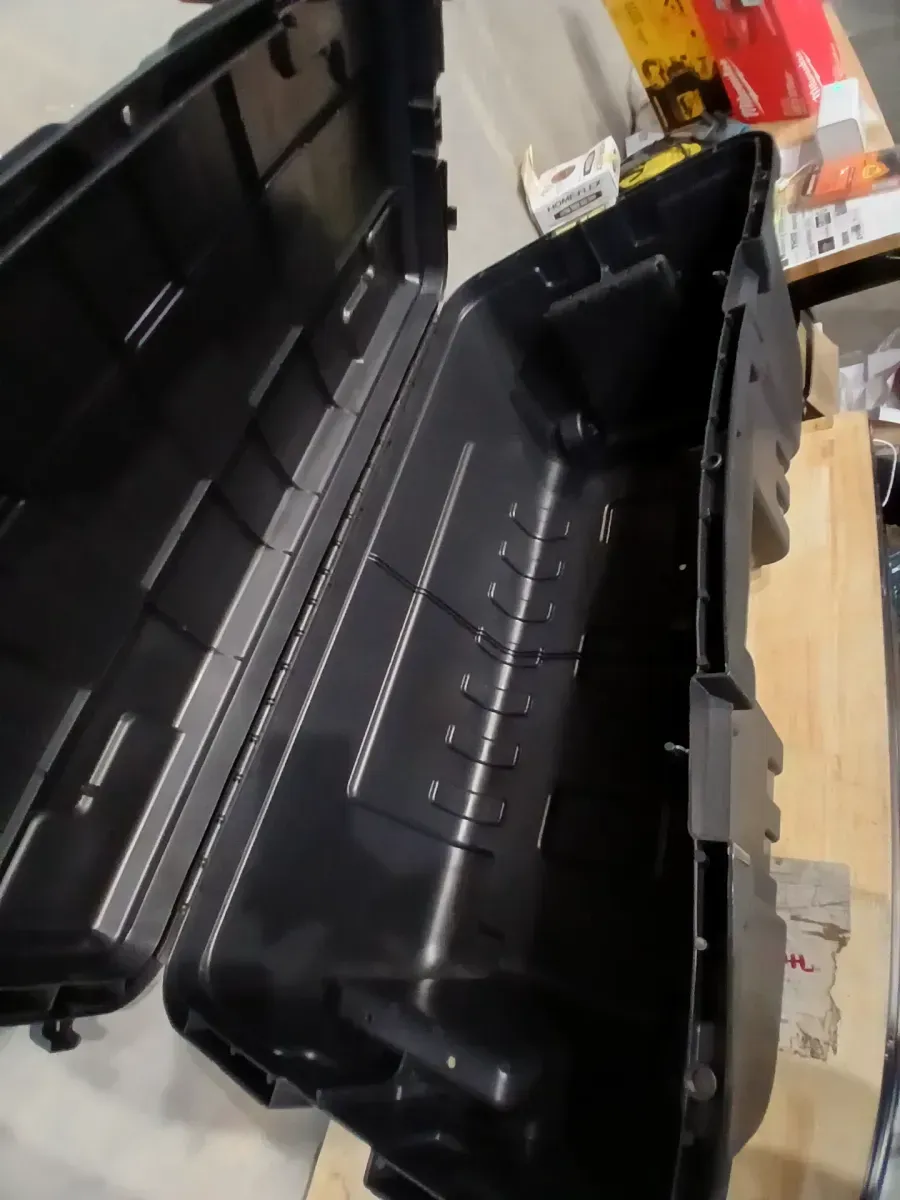 Plano 27-Gal. Hinged Storage Box in Black - image 4