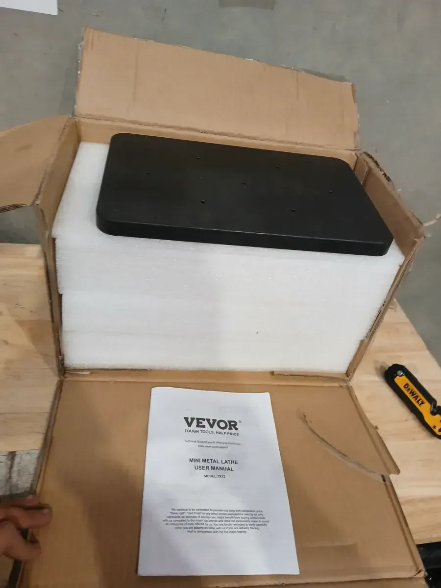 Mini Metal Lathe Machine 2.76 x 5.12 in. 36W Power Metal Lathe 20000 RPM Speed with 3-jaw Chuck Aluminum Alloy Handwheel - image 4