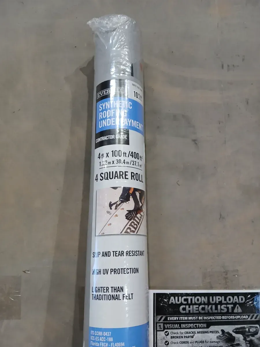 Synthetic Roofing Underlayment - Contractor Grade 400 sq. ft. (4 ft. x 100 ft.) - image 2