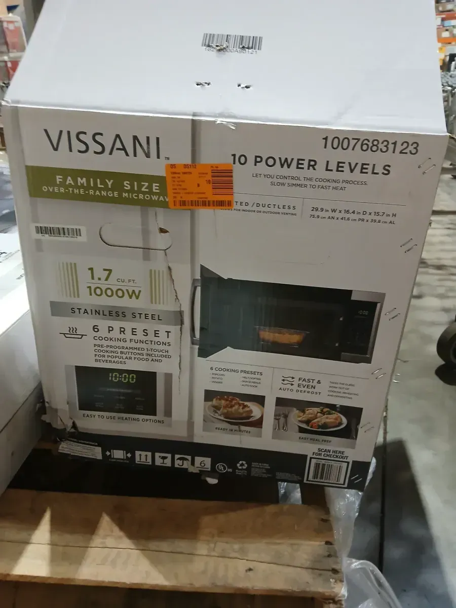 1.7 cu. ft. 1000-Watt Over the Range Microwave in Stainless Steel - image 3