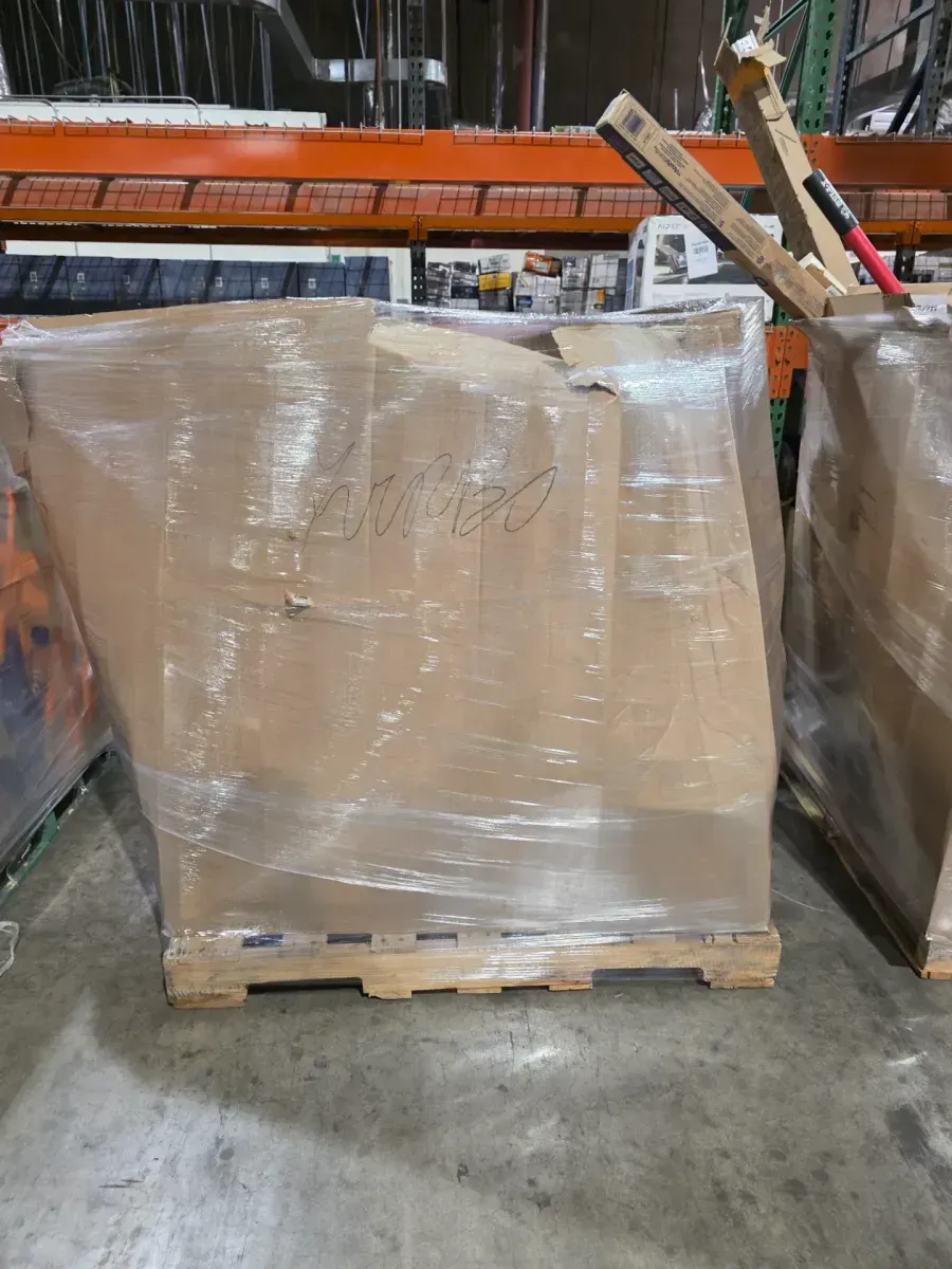 Mixed Home & Garden Pallet with Dolly and Furniture Items - image 1