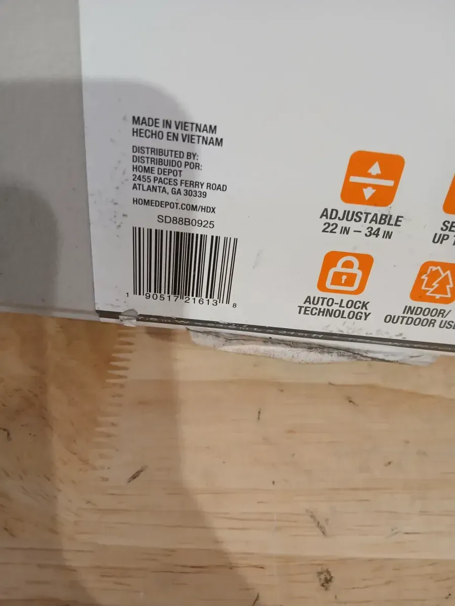 4 ft. Rectangle Almond Resin Top Single Hand Height Adjustable Folding Utility Table Seats 4 - image 5