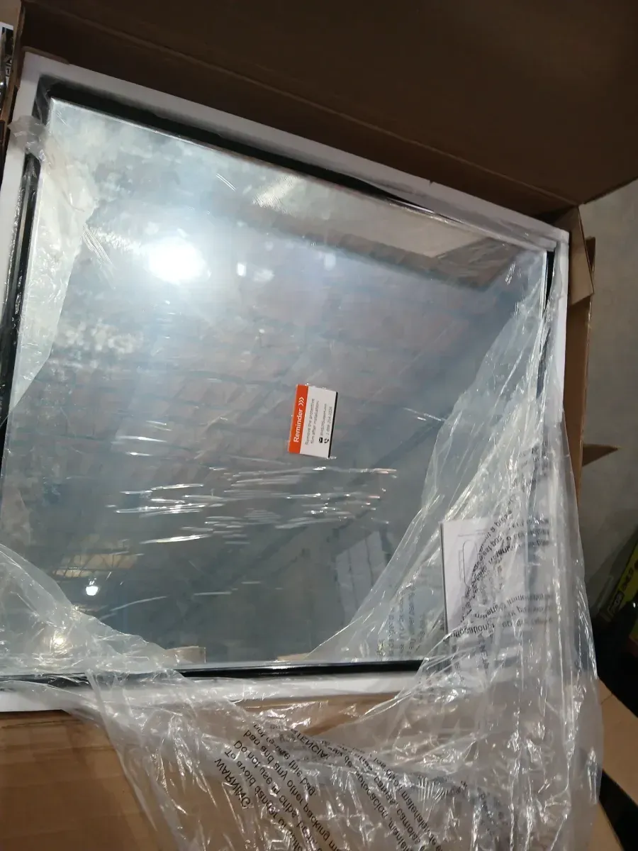 26 in. W x 30 in. H Rectangular Black Metal Framed Beveled Surface Mount/Recessed Medicine Cabinet with Mirror - image 5