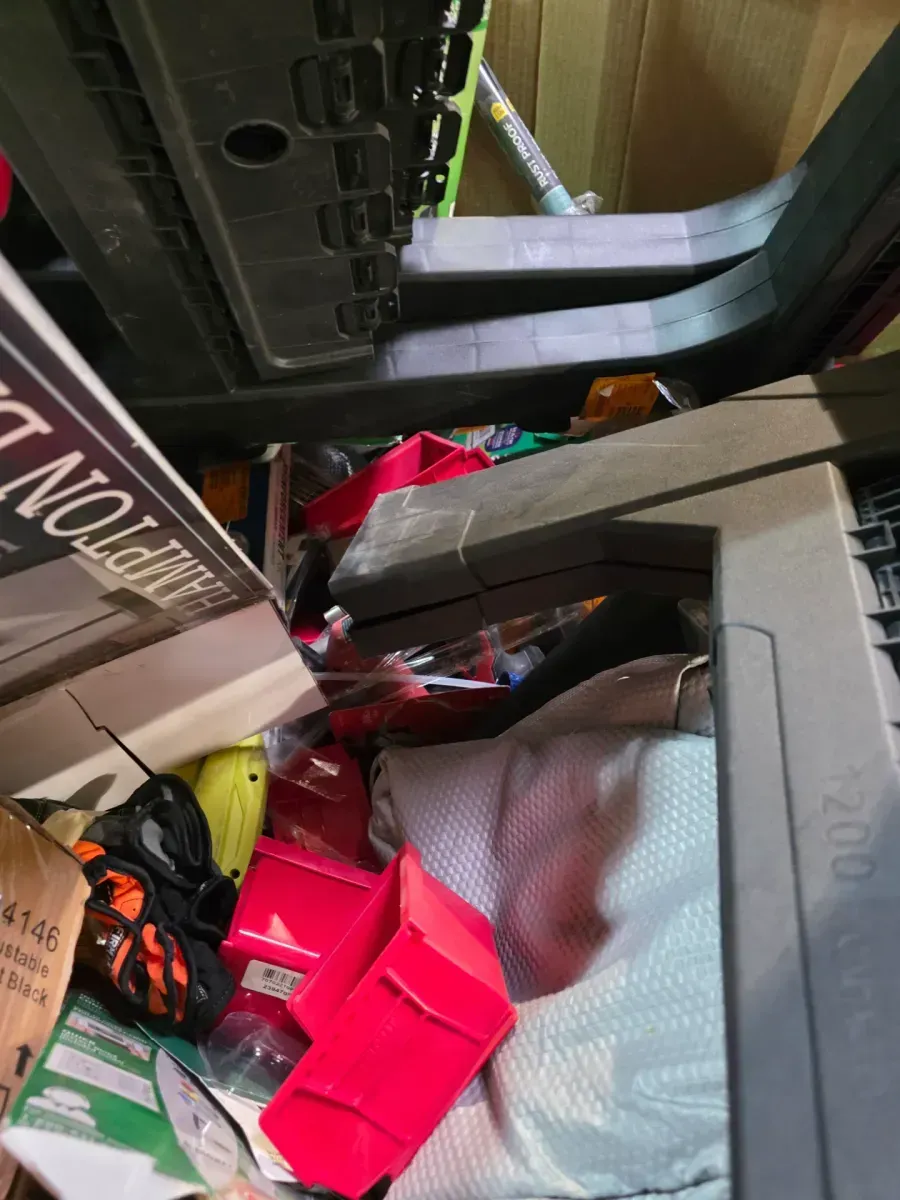 Mixed Home & Garden Pallet - Sawhorses, Sprayer & Landscaping - image 3