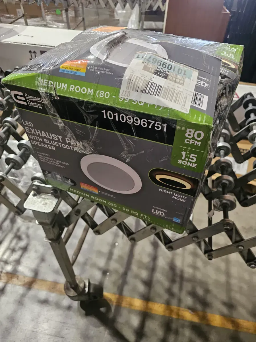 80 CFM 1.5 Sones Ceiling Bathroom Exhaust Fan with Bluetooth Speaker and Adjustable CCT LED Lights and Night Light - image 3