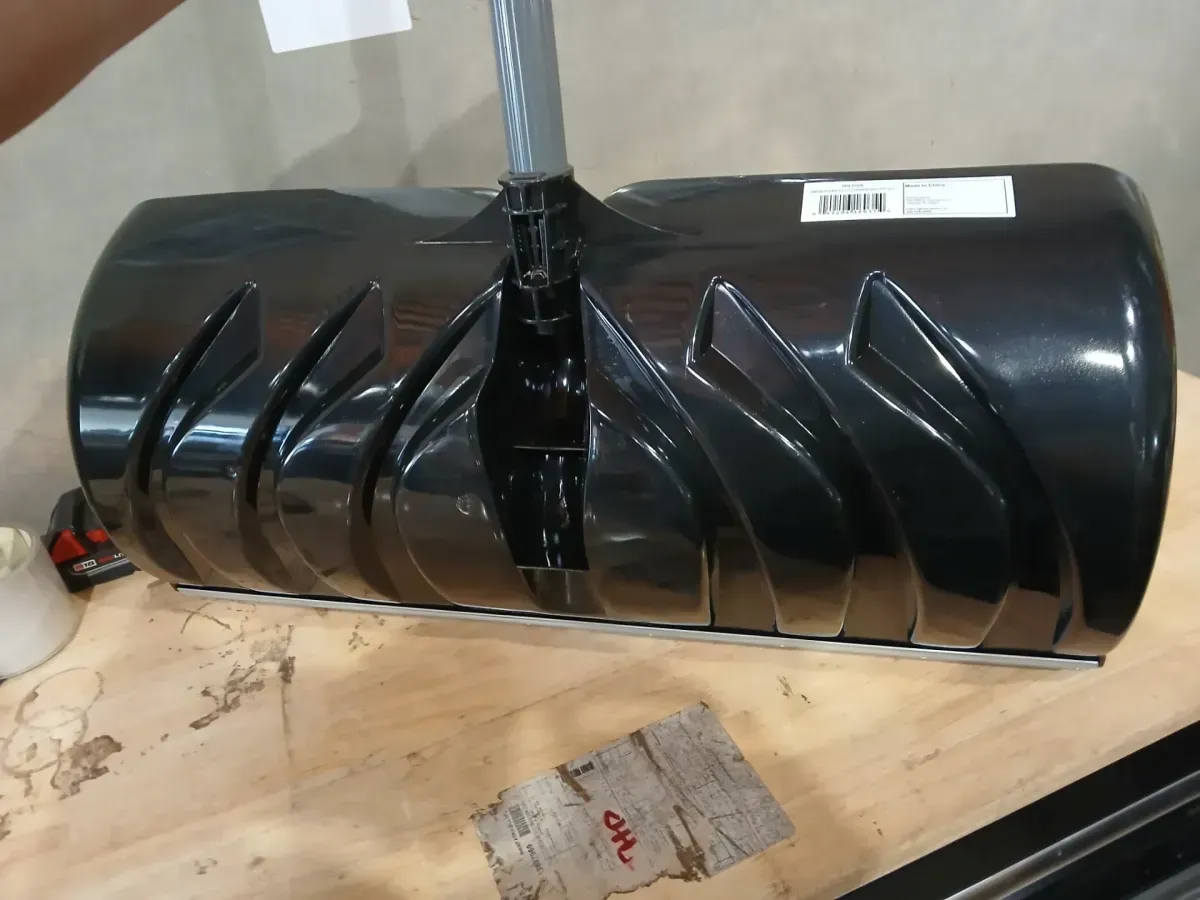 38.3 in. Steel Handle Plastic Snow Shovel - image 4