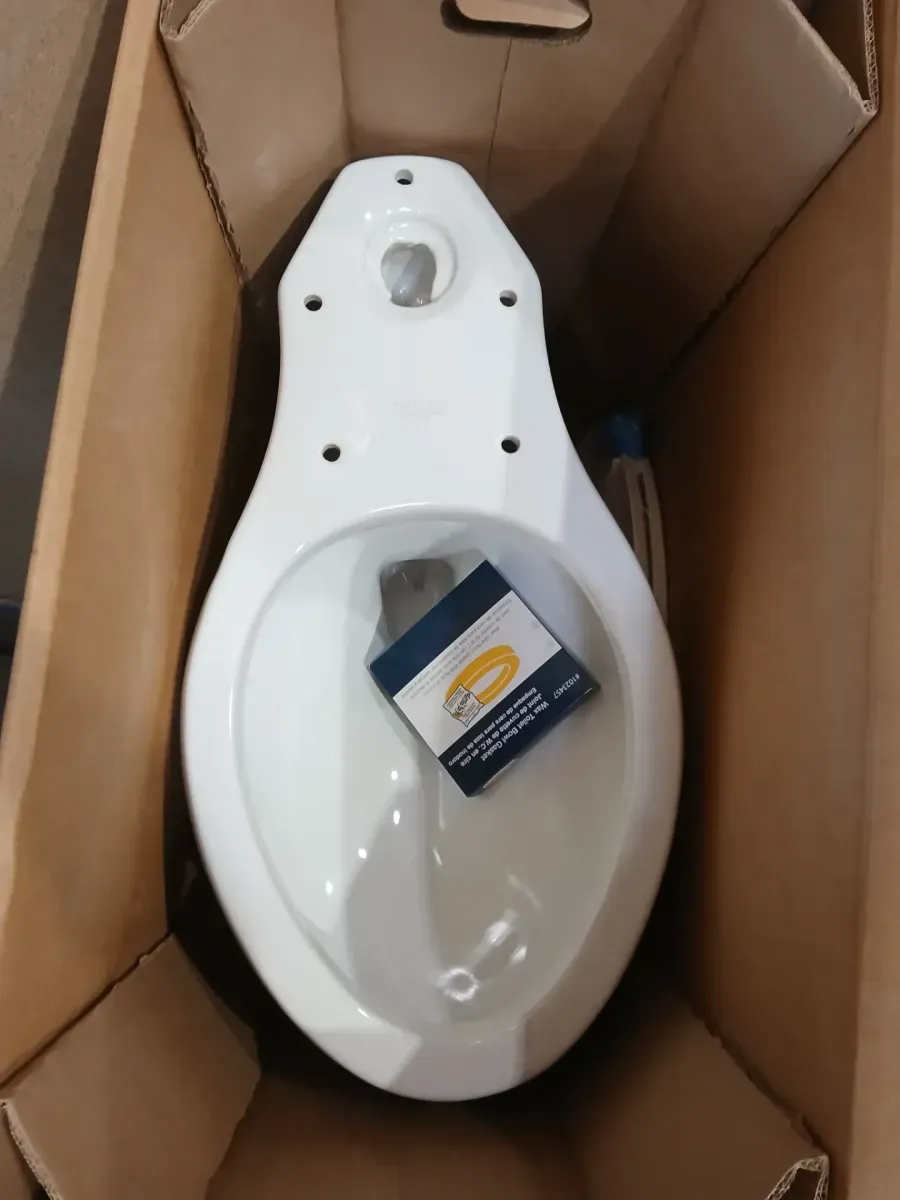 KOHLER Highline Arc Extra Tall 12 in. Rough In 2-Piece 1.28 GFP Single Flush Elongated Toilet in White with Soft Close Seat - image 5