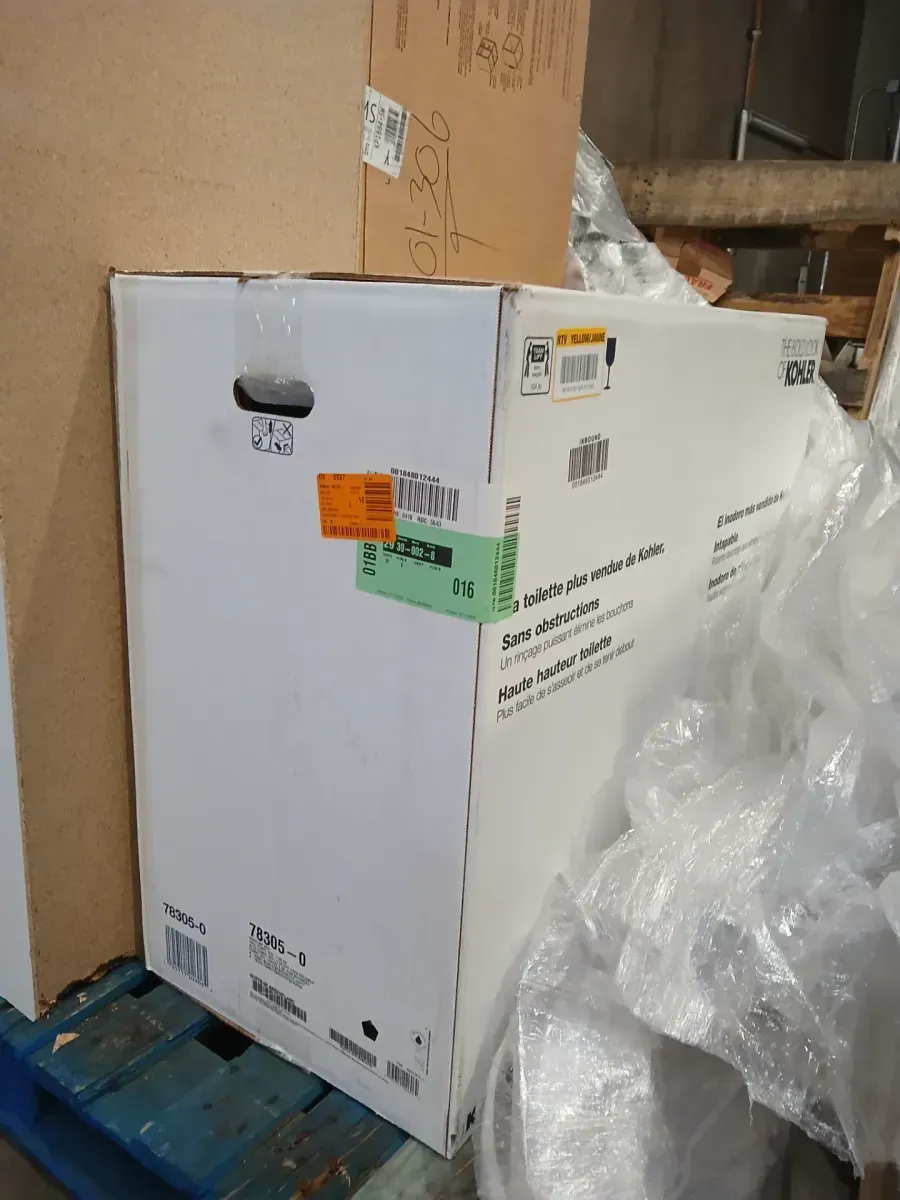 KOHLER Highline Arc Extra Tall 12 in. Rough In 2-Piece 1.28 GFP Single Flush Elongated Toilet in White with Soft Close Seat - image 2