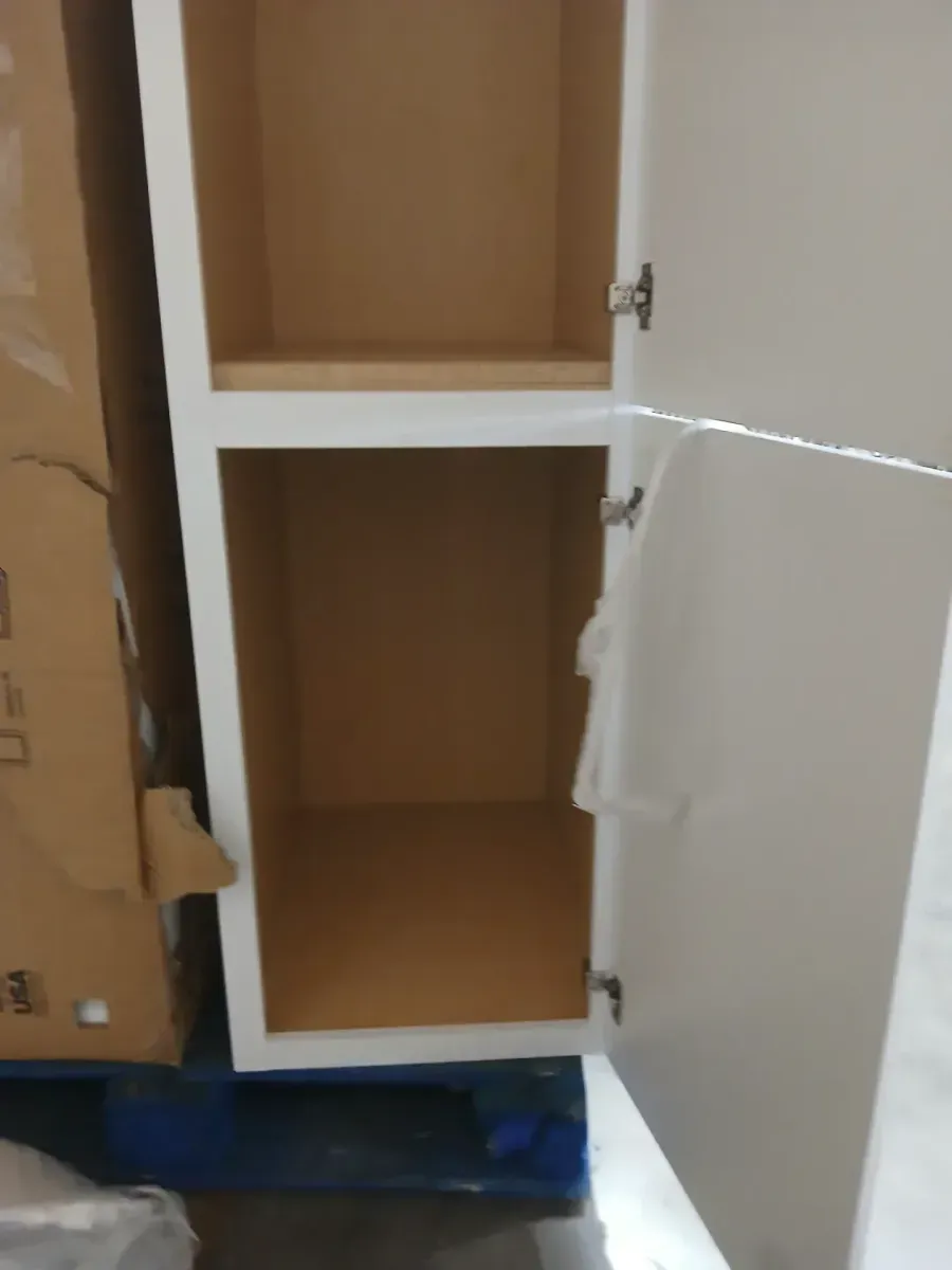 Hampton 18 in. W x 24 in. D x 84 in. H Assembled Pantry Kitchen Cabinet in Satin White - image 4