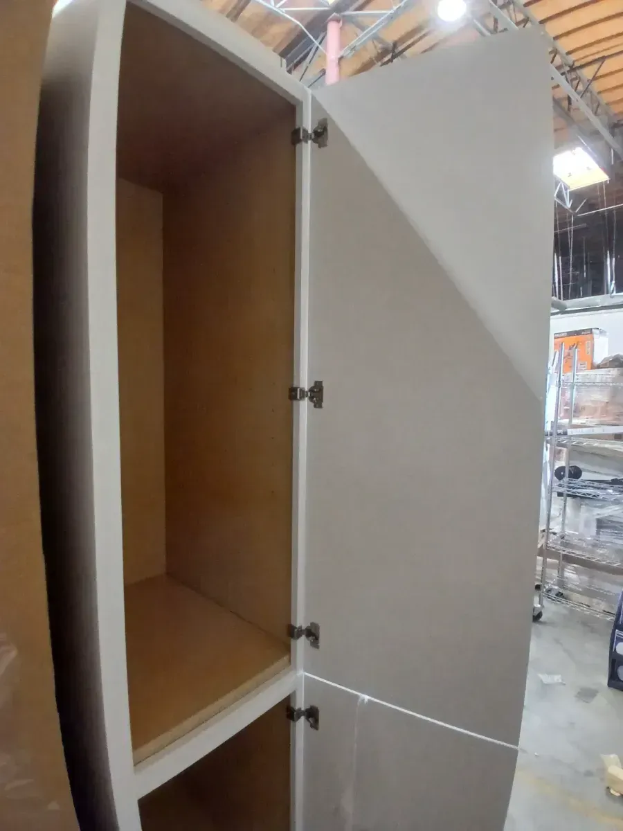 Hampton 18 in. W x 24 in. D x 84 in. H Assembled Pantry Kitchen Cabinet in Satin White - image 5