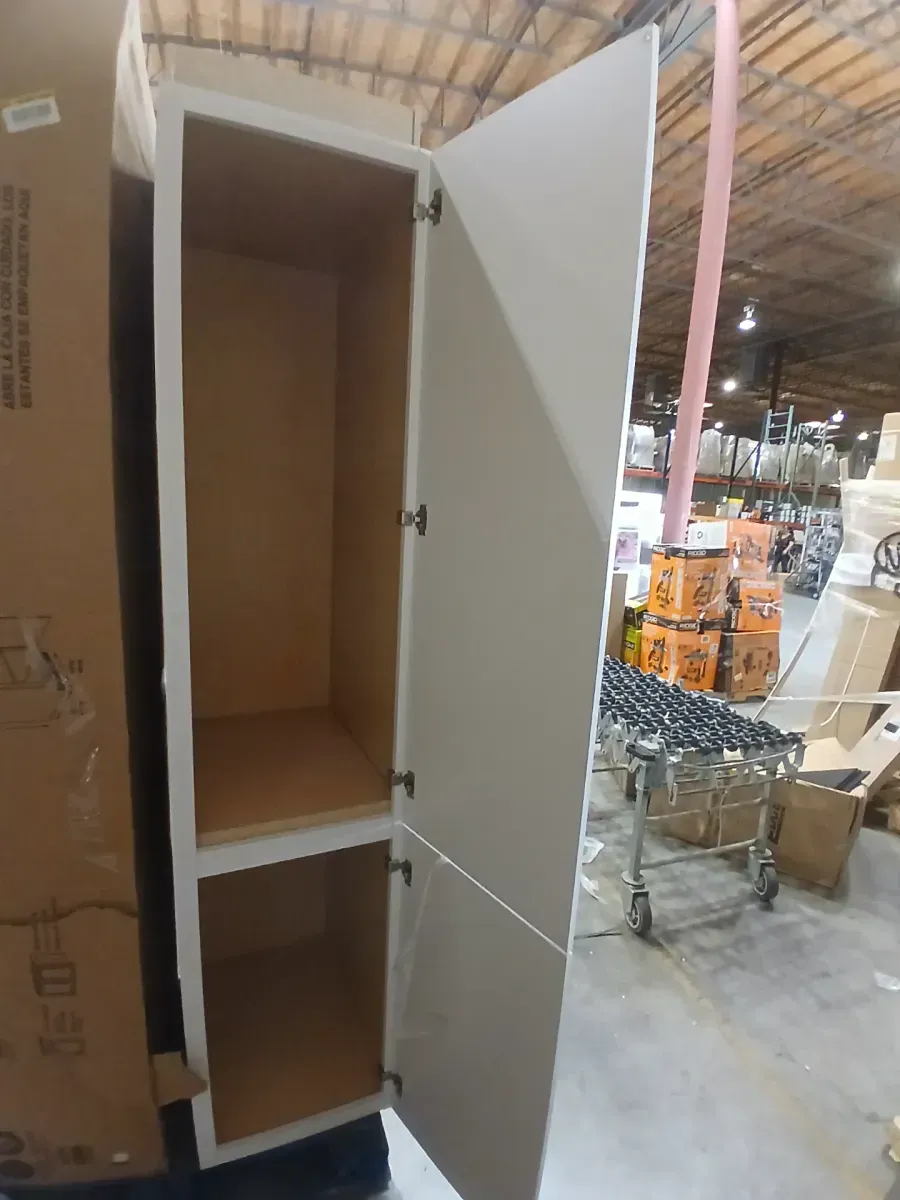 Hampton 18 in. W x 24 in. D x 84 in. H Assembled Pantry Kitchen Cabinet in Satin White - image 6