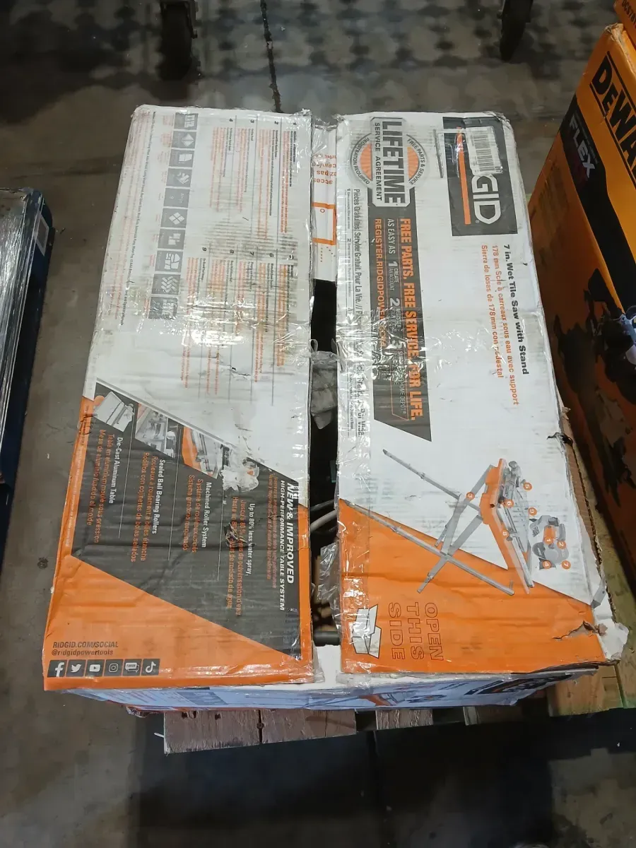 9-Amp 7 in. Blade Corded Wet Tile Saw with Stand - image 4