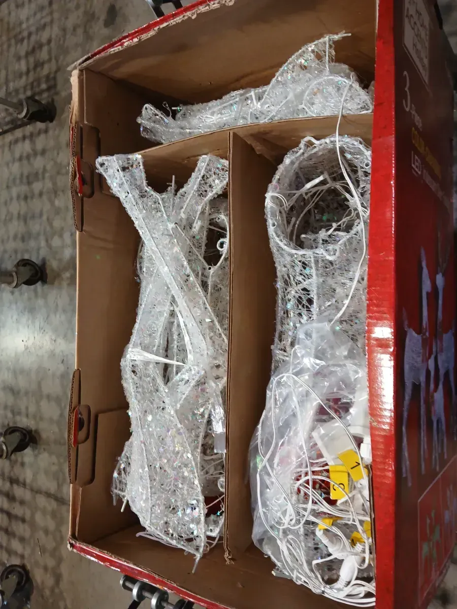 3-Piece Rectangle Wood Picnic Table Set - image 3